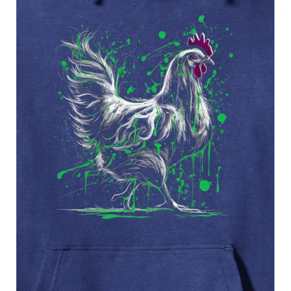 Hoodie for Mens Womens Rooster Chicken Bird Sketch Drawing Farm Animal Art Gifts Pullover Hoodie Graphic Hoodies sweatshirt Pullover Long Sleeve