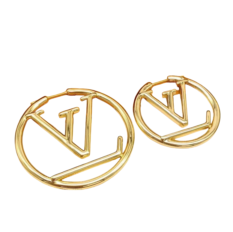 gold earrings hoop earrings earrings 4cm big designer for women gifts valentines day designer jewelry high quality jewelry 001