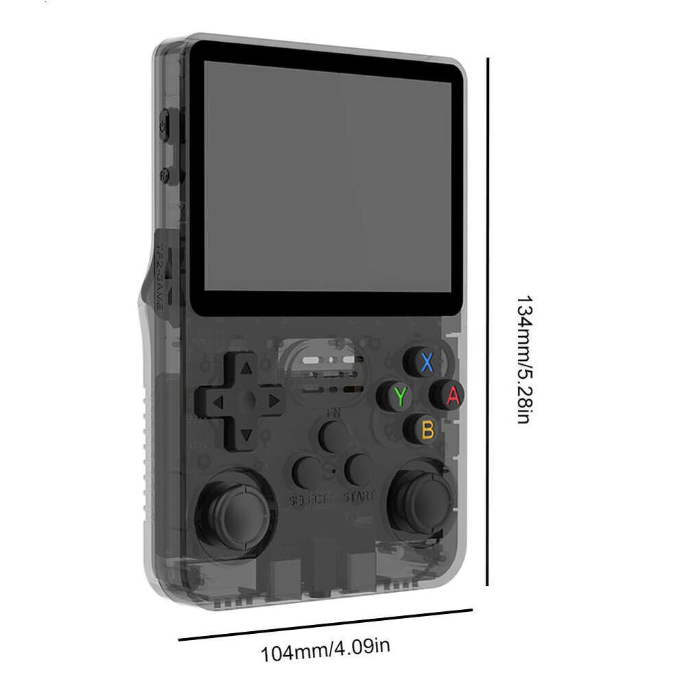 R36S Retro Handheld Game Console 64/128GB 3.5 Inch IPS Screen 10000 Classic Video Games Player / EVA Hard Carry Case