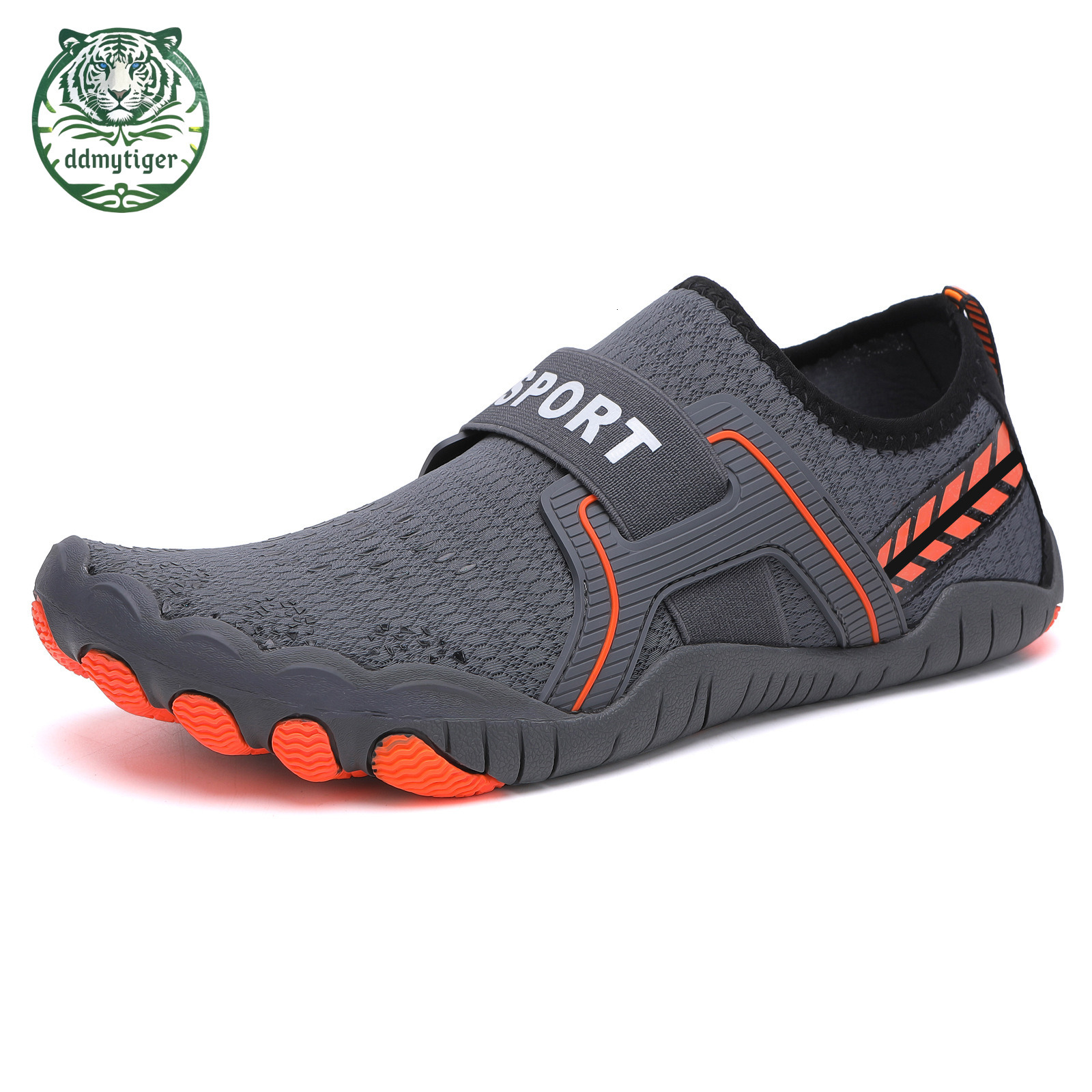 ddmytiger New outdoor cutting and river tracing men's quick interference water lightweight swimming shoes, couple's soft soled anti slip bea