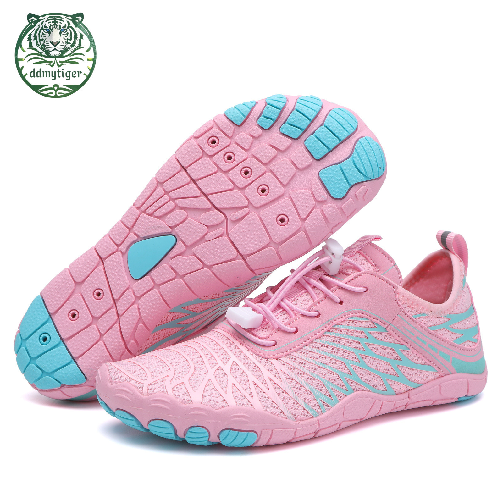 ddmytiger New hiking and river tracing amphibious lightweight swimming, large size anti slip water shoes, quick drying diving beach shoes A ddmythur