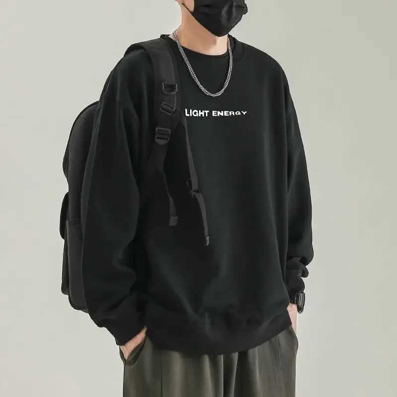 Mens sports shirt strapless mens dress solid hooded top printed round neck black elegant classic designer discount W240928