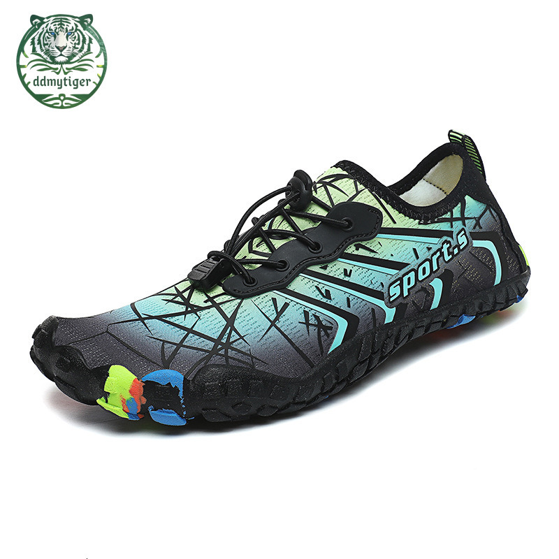 ddmytiger Couple Sports Creek Tracing Outdoor Large Size Wading Five Finger Swimming Quick Drying Diving Beach Shoes A ddmythur