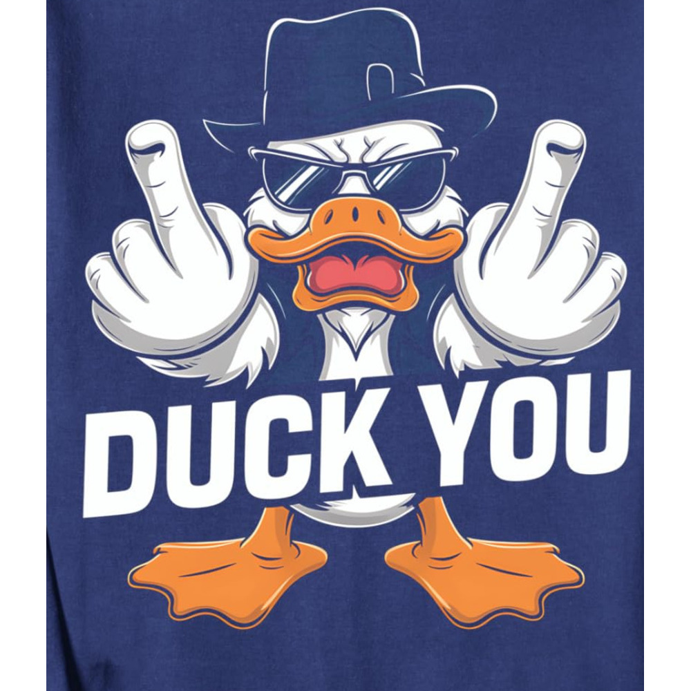 Long Sleeve Shirts for Men sweatshirt Duck Bird Funny Sarcastic Humor Design Holiday Tees Sweatshirt Streetwear Casual tops clothes