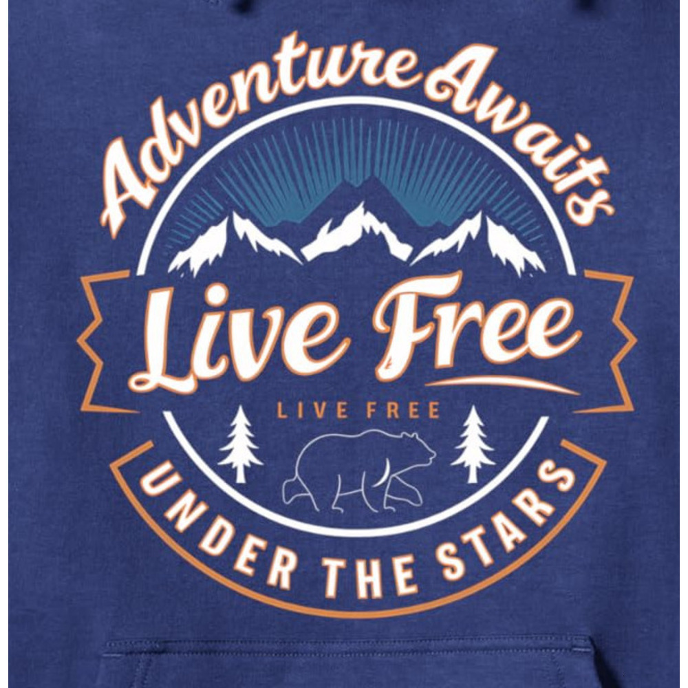 Hoodie for Mens Womens Adventure Awaits Live Camping Hiking Mountain Gifts Graphic Pullover Hoodie Graphic Hoodies sweatshirt Pullover Long Sleeve
