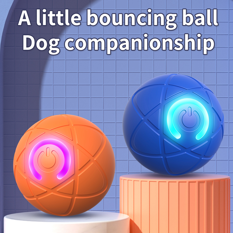 Interactive Smart Pet Ball Automatic Bouncing & Rolling Toy for Dogs and Cats Entertaining and Exercise Toy for Active Pets