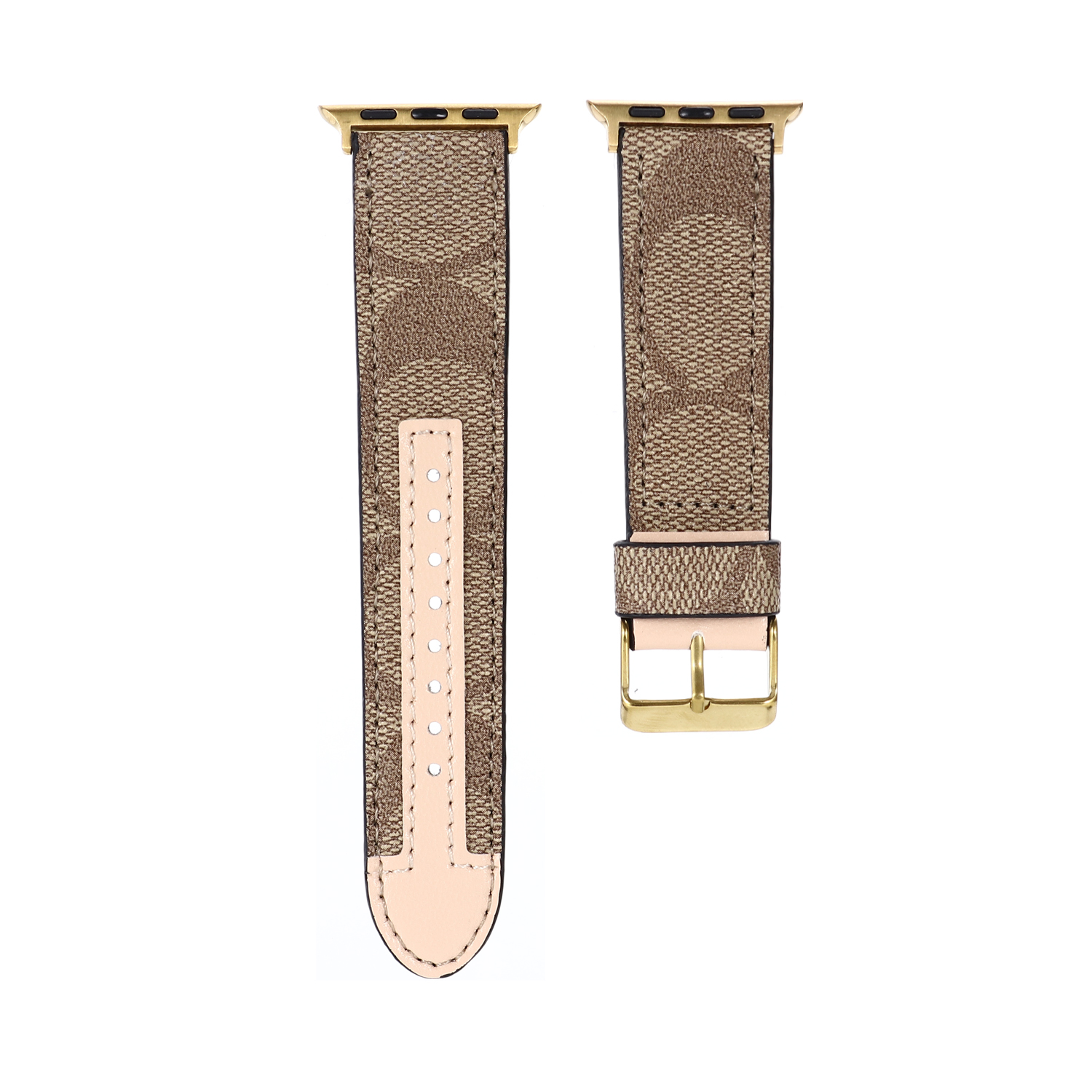 For 38mm 40mm 41mm 42mm 44mm 45mm Fashion Designer apple Watch Straps for iwatch Series 1 2 3 4 5 6 Leather Smart Bands Deluxe Wristband Watchbands Wearable 2024