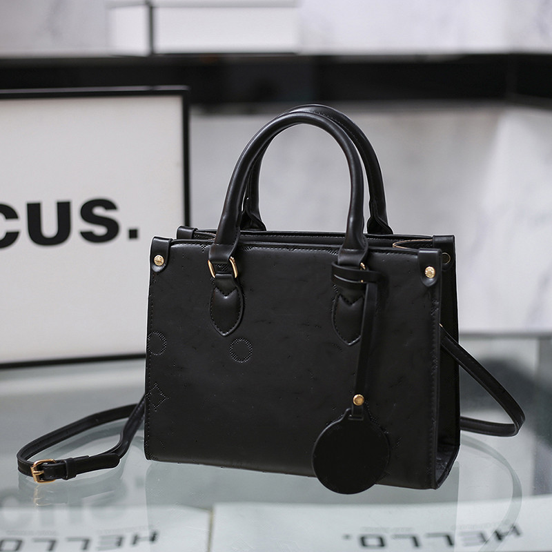 totes designer womens handbags perforation tote bag Hot Crossbody ladies Casual Leather purse shoulder bags female PM handbag