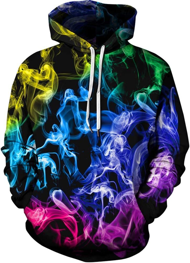 Hoodie for Mens Womens Graphic Hoodies for Men Funny Novelty Pullover Sweatshirt Xmas Teen Boy Gifts Black red Galaxy Hoodie Graphic Hoodies sweatshir