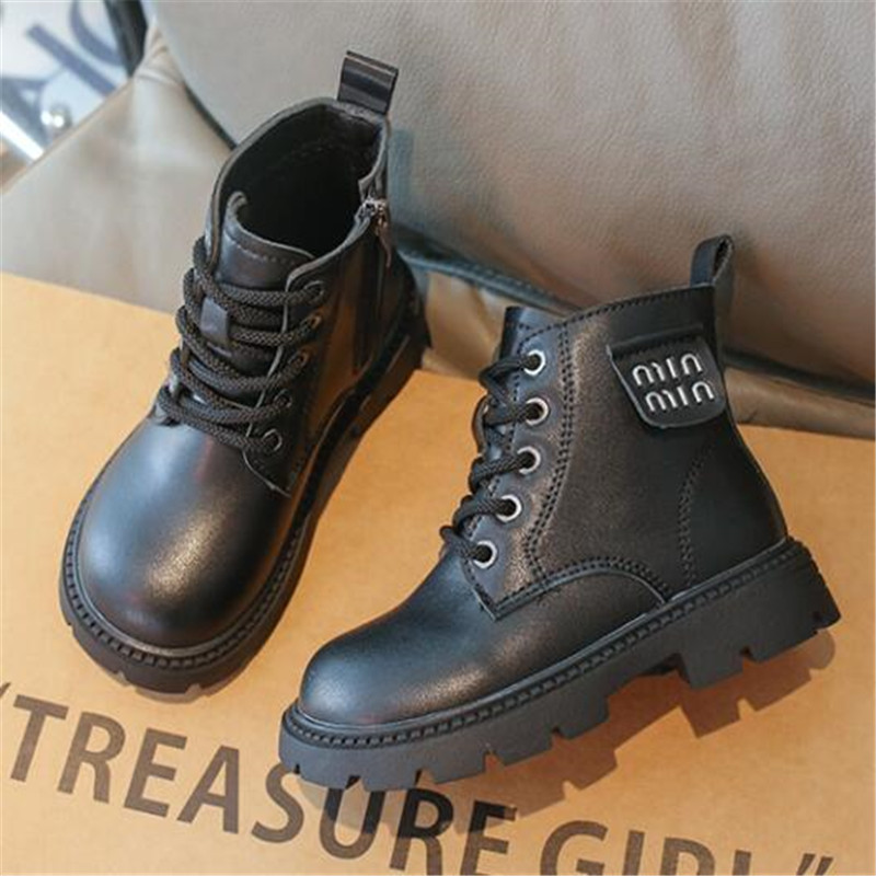 Fashion Kids Martin Boots Autumn Winter Children Ankle Chelsea Boot Boys Girls booties Soft Baby Toddlers Shoes