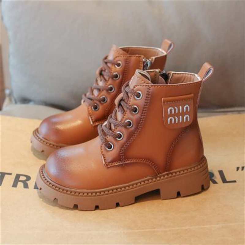 Kids Martin Boots Autumn Winter Children Fashion Ankle Chelsea Boot Boys Girls booties Soft Baby Toddlers Shoe