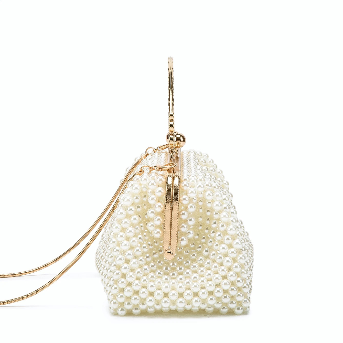 Purses and handbag er Clutch purse handmade Pearl decoration Party Wedding Evening bag banquet bag 240926