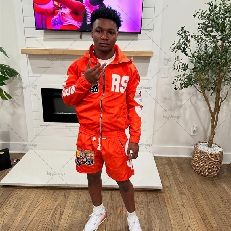 American High Street Fashion Retro Letter Printing Zipper Sweatshirt Womens Y2k Hip Hop Rock Loose Edition Super Size Mens Hoodie 240929