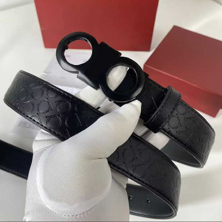 Mens Belt Designer Belt Man Belt Smooth leather belt belts designer for men big buckle male fashion mens cintura with box