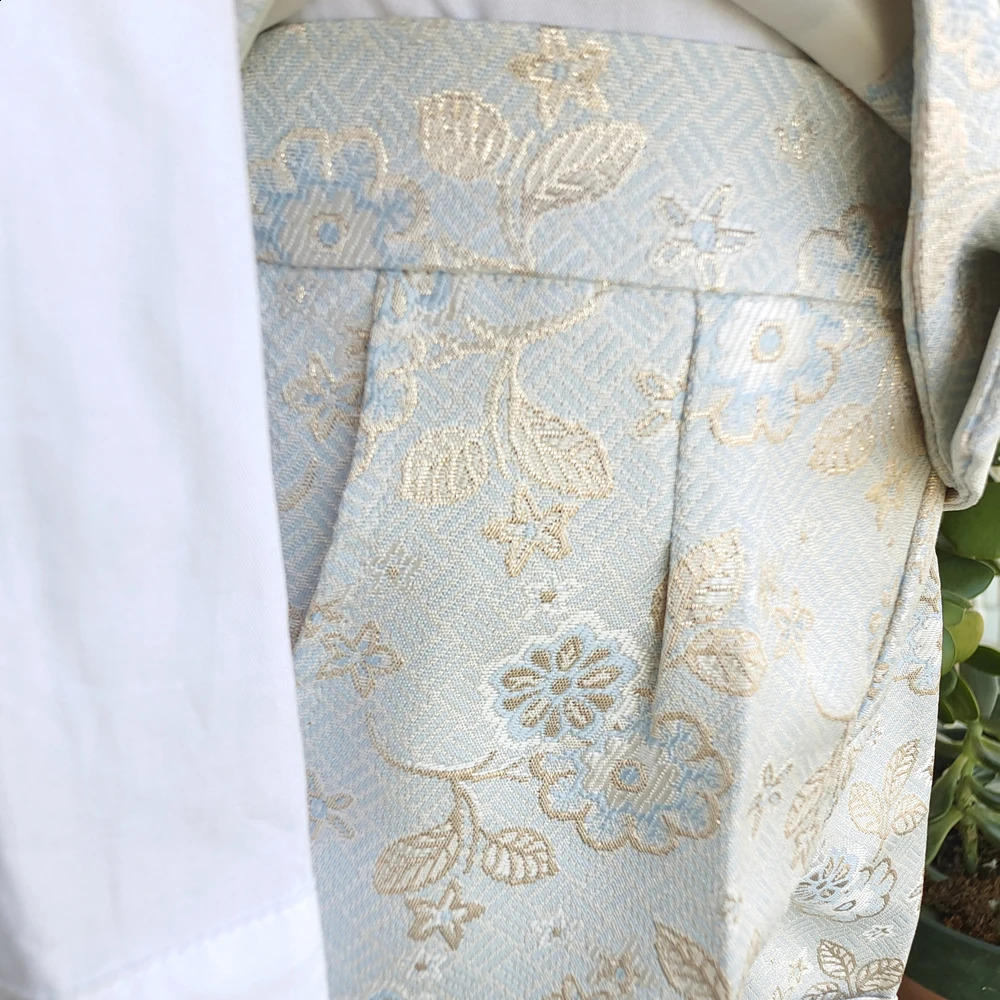 Boys Clothing Suit for Wedding Kids Boutique Outfit Toddler Baby Jacquard Cape Suits Children Birthday Party Flower Girls Dress 240919