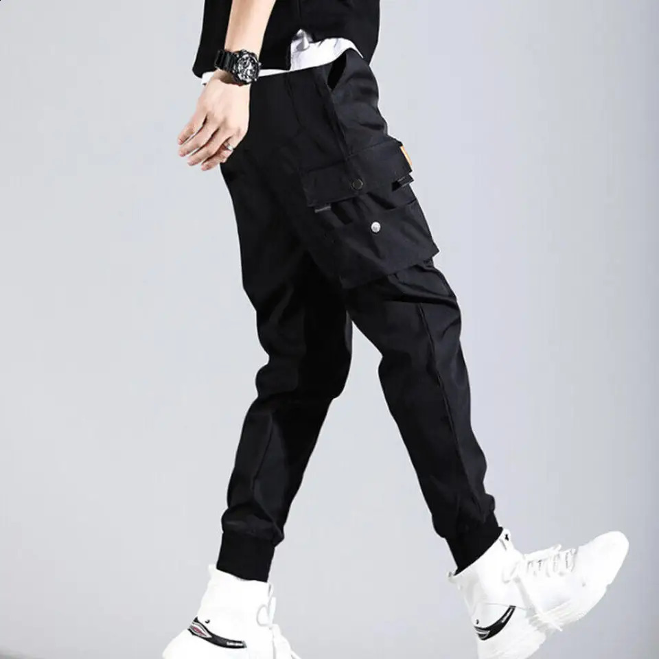 Men Cargo Tactical Pants Work Combat Multi-pockets Casual Training Trousers Overalls Clothing Joggers Hiking Mens Cargo Pant 1PC 240929