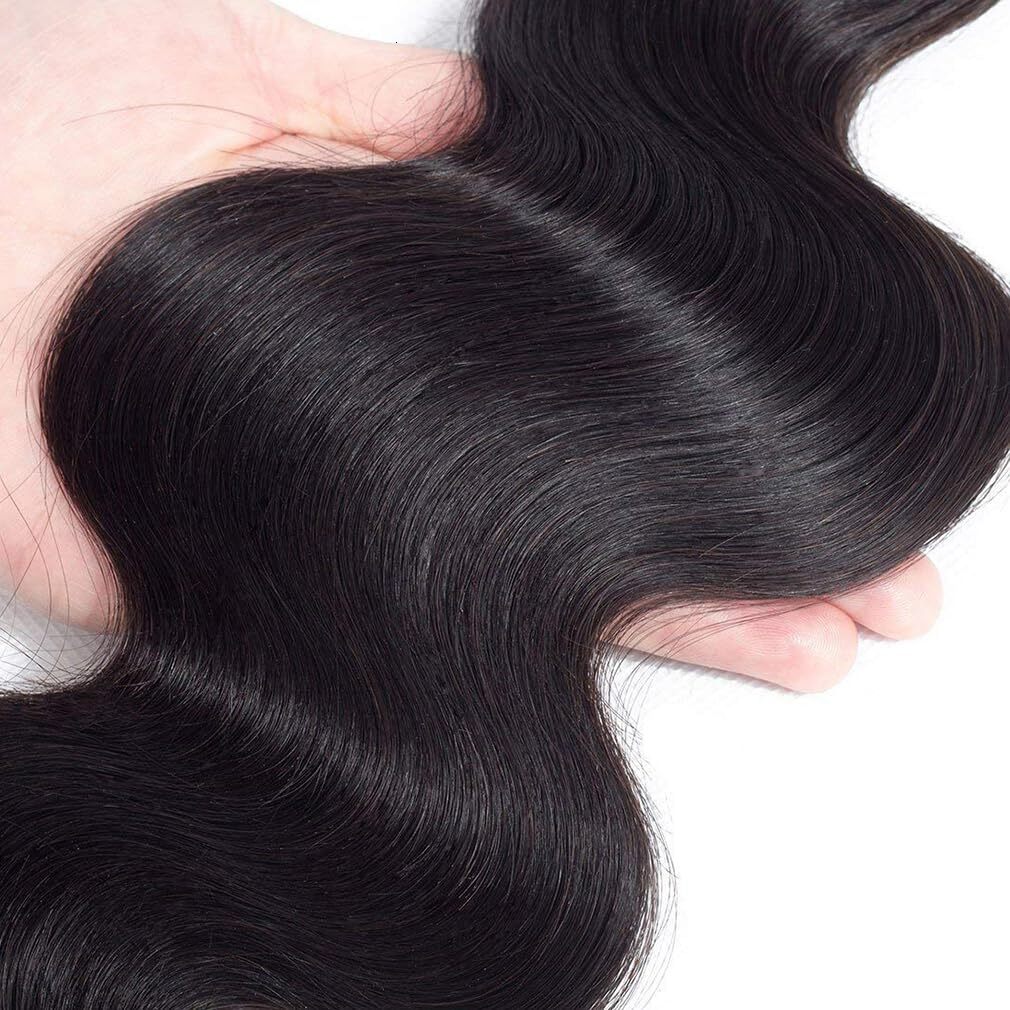 Cosdelu Body Remy Unprocessed Raw Virgin 100% Human Hair Water Wave Extensions 3 4 Bundles Deal