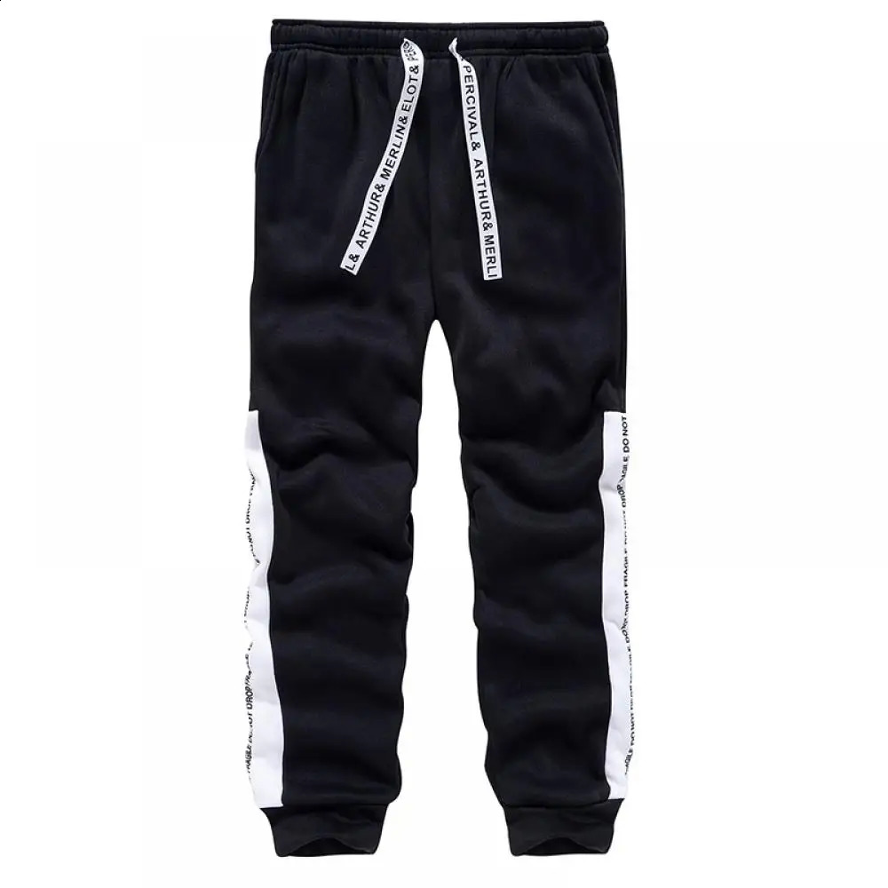 Spring Autumn Fashion Trend Two-Piece Mens Casual Comfortable Large Size Sports Suit Black White Set Tracksuit 240929
