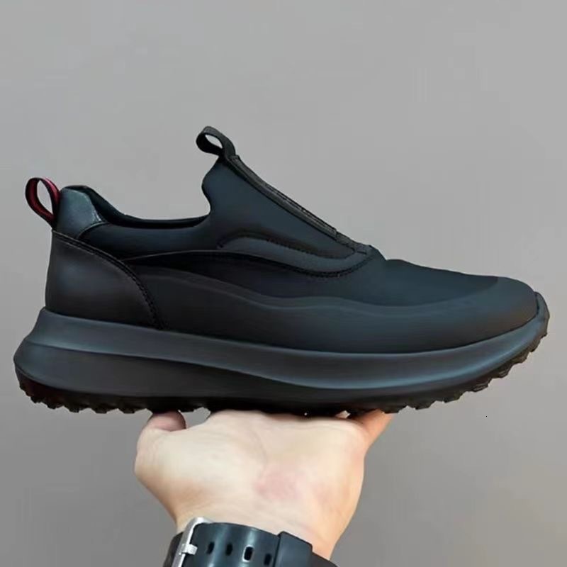 39-45 Men's Four Seasons High end Internet Red Breathable Thick Sole Trendy Low cut Round Head Super Soft Casual Sports Board Shoes
