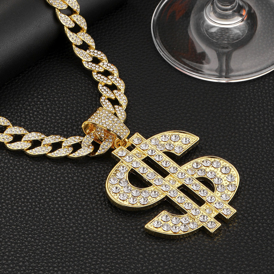 Pendant Necklace for Men Dollar Necklace Fashion Hip Hop Chain Necklace Necklaces Jewelry Party Gifts