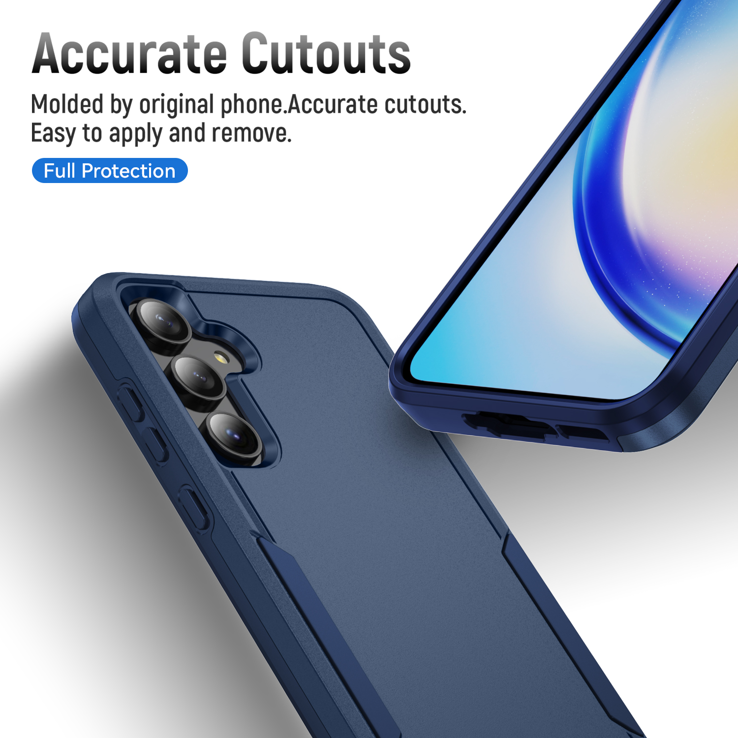 S25 Edge Commuter TPU PC Military Hybrid Armor Tough Shockproof Rugged Cases For Samsung S21 FE S22 S23 S24 Ultra A05S A06 A16 A26 A36 A56 A15 A25 A35