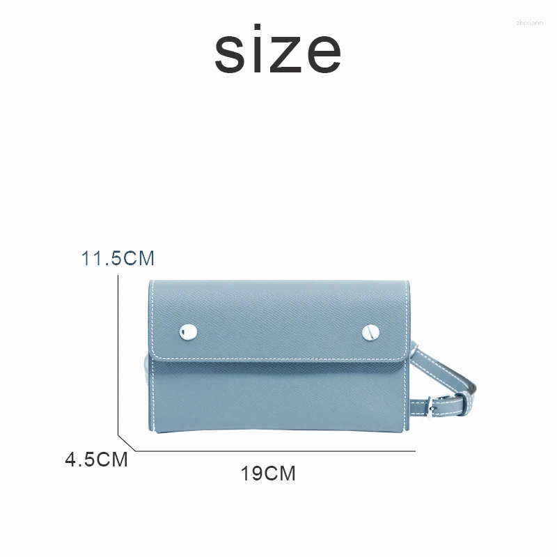 Drawstring Genuine Leather Box Bags For Women Handbags And Purses 2024 In Cow Button Mini Mobile Phone Shoulder 58d8 - view 3