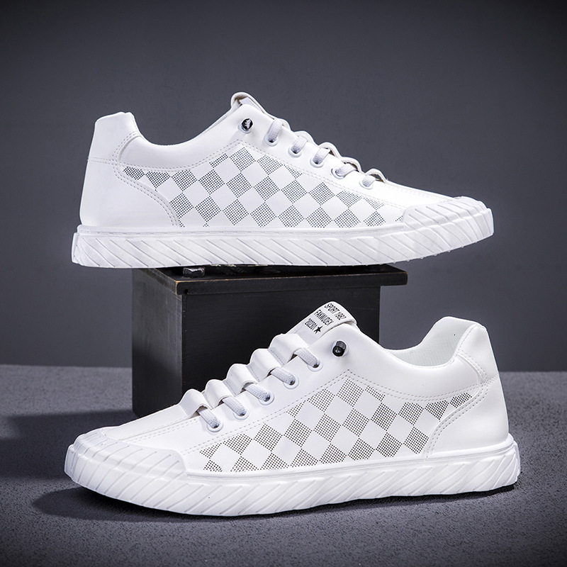 New 2024 new designer casual lightweight flat sports fashion breathable multifunctional board soft sole lace up men's shoes