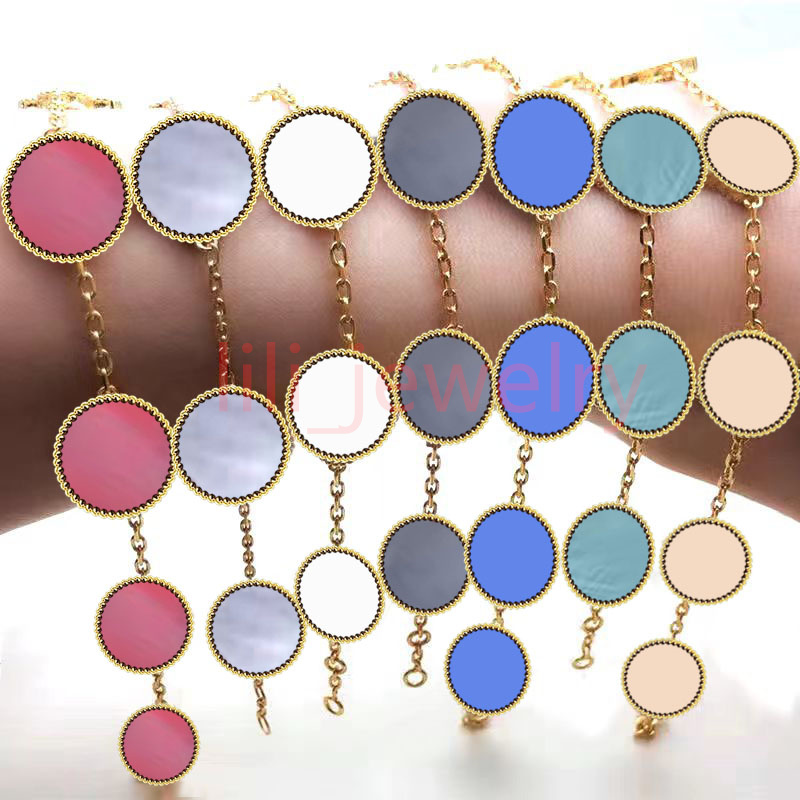 Bracelet Women Luxury Designer Jewelry Leaf Bracelet 18K Gold Plated Silver Agate Diamond Fashion Charm Chain Wedding Gift Party