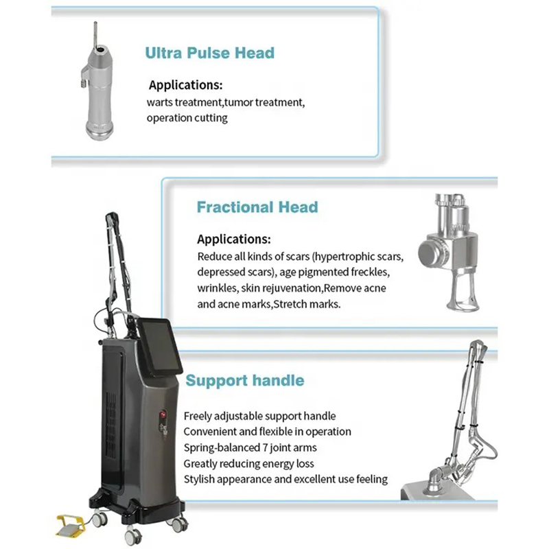 Newest CO2 Fractional Laser Stretch Mark Wrinkle Removal CO2 Fractional Laser Scar Treatment Machine