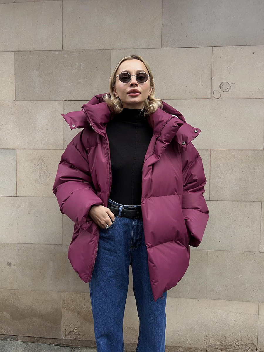 Jacket Women's jacket Cotton autumn and winter new women's cotton loose jacket top Women's Windbreaker Jacket | Lightweight bread jacke