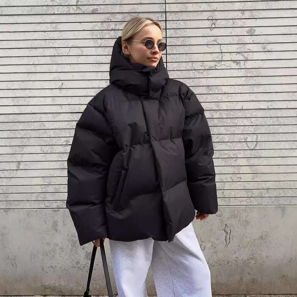 Jacket Women's jacket Cotton autumn and winter new women's cotton loose jacket top Women's Windbreaker Jacket | Lightweight bread jacke