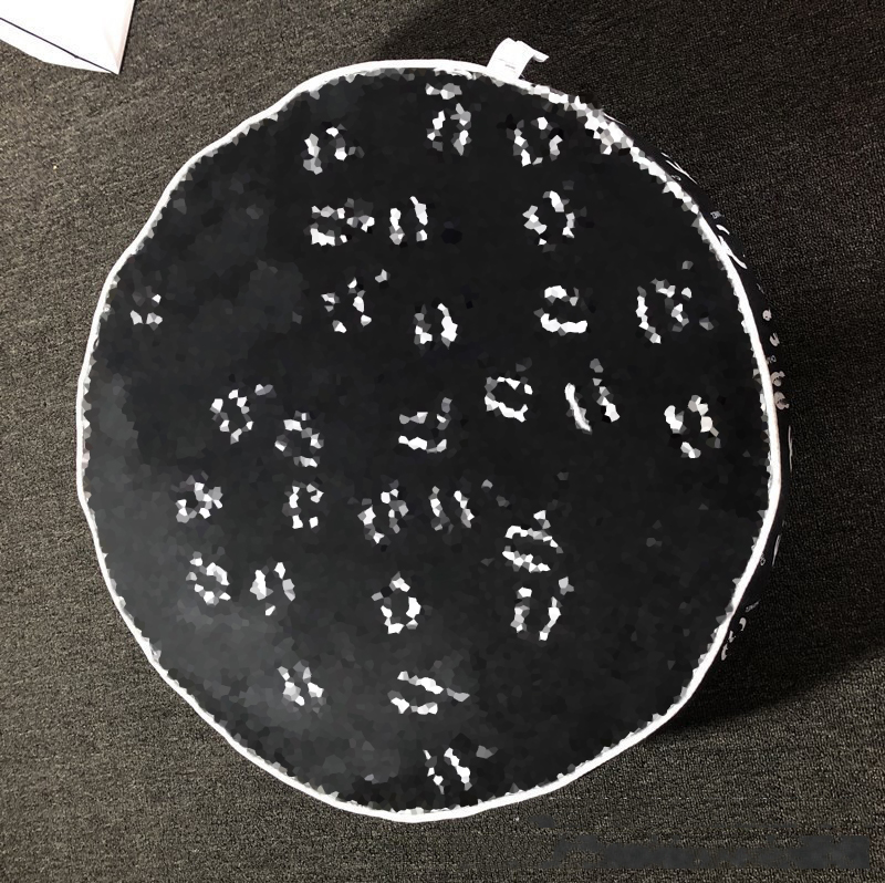 Designer Kennels Black Color Designers Dog Round Nest Fashion Letter Bed Cat Nest Detachable Washable