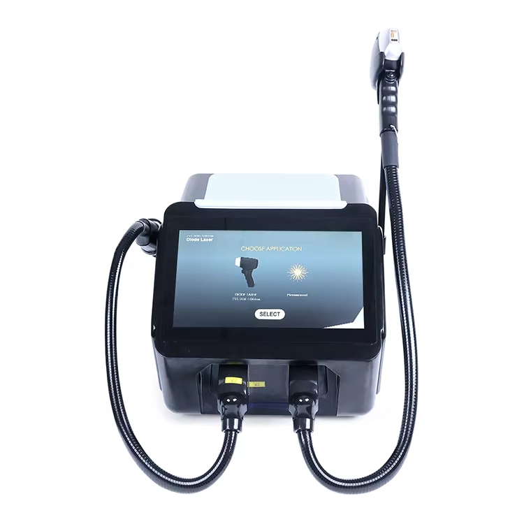 High End Powerful Laser Hair Removal + Tattoo Removal Upgrade Spot Size 808 Diode Laser Depilation Picosecond Skin Whitening Machine Desktop Style