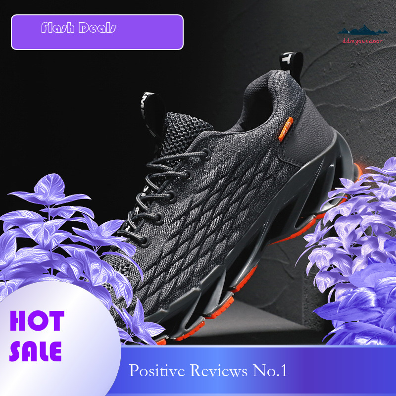 ddmyoutdoor Large size breathable men's shoes 2024 spring and autumn mesh popular men's trendy shoes casual sports running, blade men's