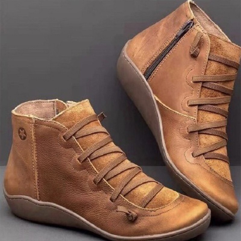 Shoes 2024 Martin High Top Versatile Short Casual Flat Bottom Work Dress Women's Boots Large