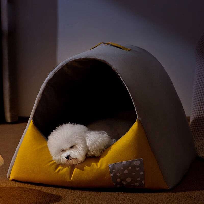 Winter Cat Nest Semi Enclosed Thickened Villa Four Seasons Universal Small and Medium sized Warm Dog House