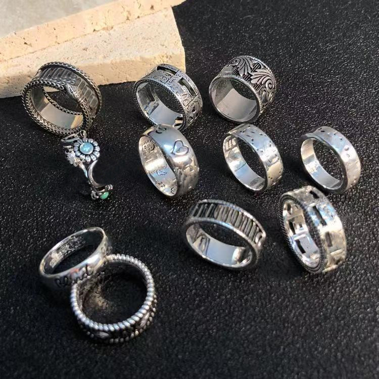 Top Luxury Design Ring Silver Plated Ring Gold Designer Rings for Mens and Women Rings Jewelry Supply