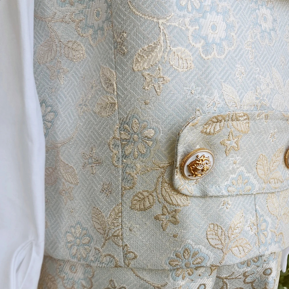 Boys Clothing Suit for Wedding Kids Boutique Outfit Toddler Baby Jacquard Cape Suits Children Birthday Party Flower Girls Dress 240919