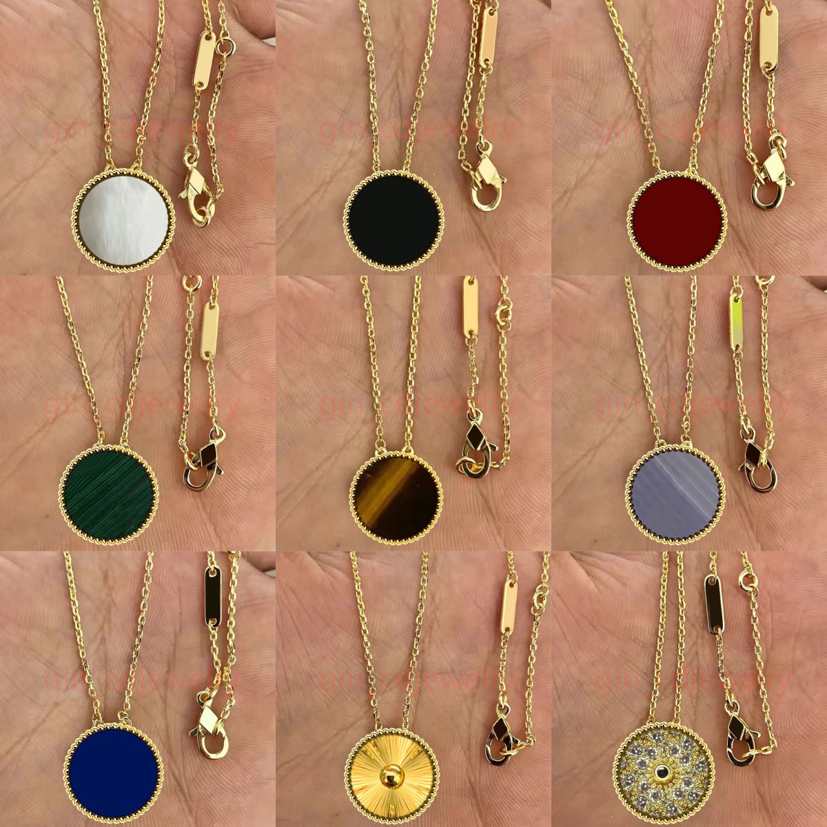 Fashion Classic Lucky Clover Necklace Pendant Stainless Steel 18K Gold Plated Ladies and Girls Valentine's Day Mother's Day Engagement Jewelry