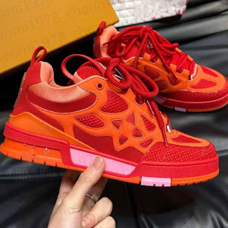 Designer Sneakers Rhyton Casual Shoes Luxury Multicolor Men Women Trainers Platform Sneaker Strawberry Mouse Mouth Shoe Brand Vintage Trainer C1