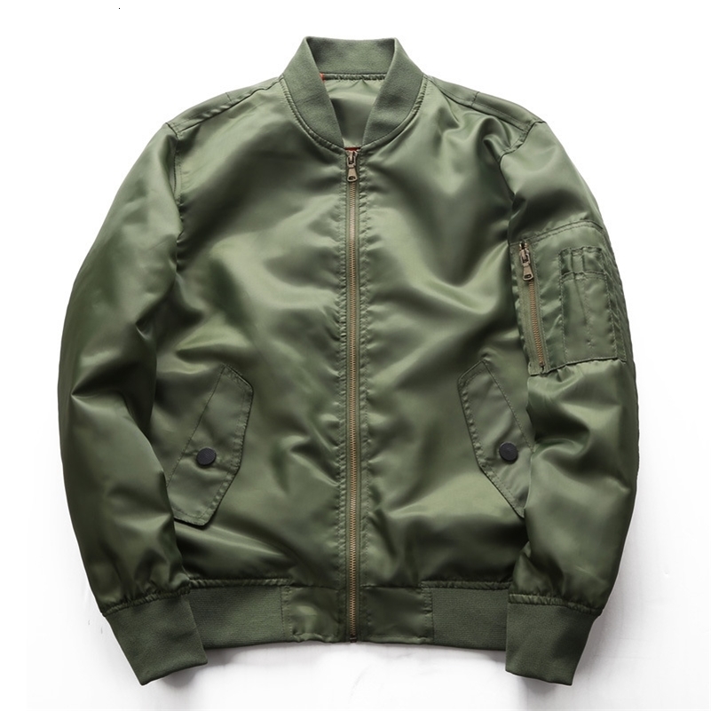 Mens Bomber Jacket 2023 Spring Autumn Male Baseball Jackets Pilot Men Outwear Army Green Coat Zipper Tactical Uniform y240927