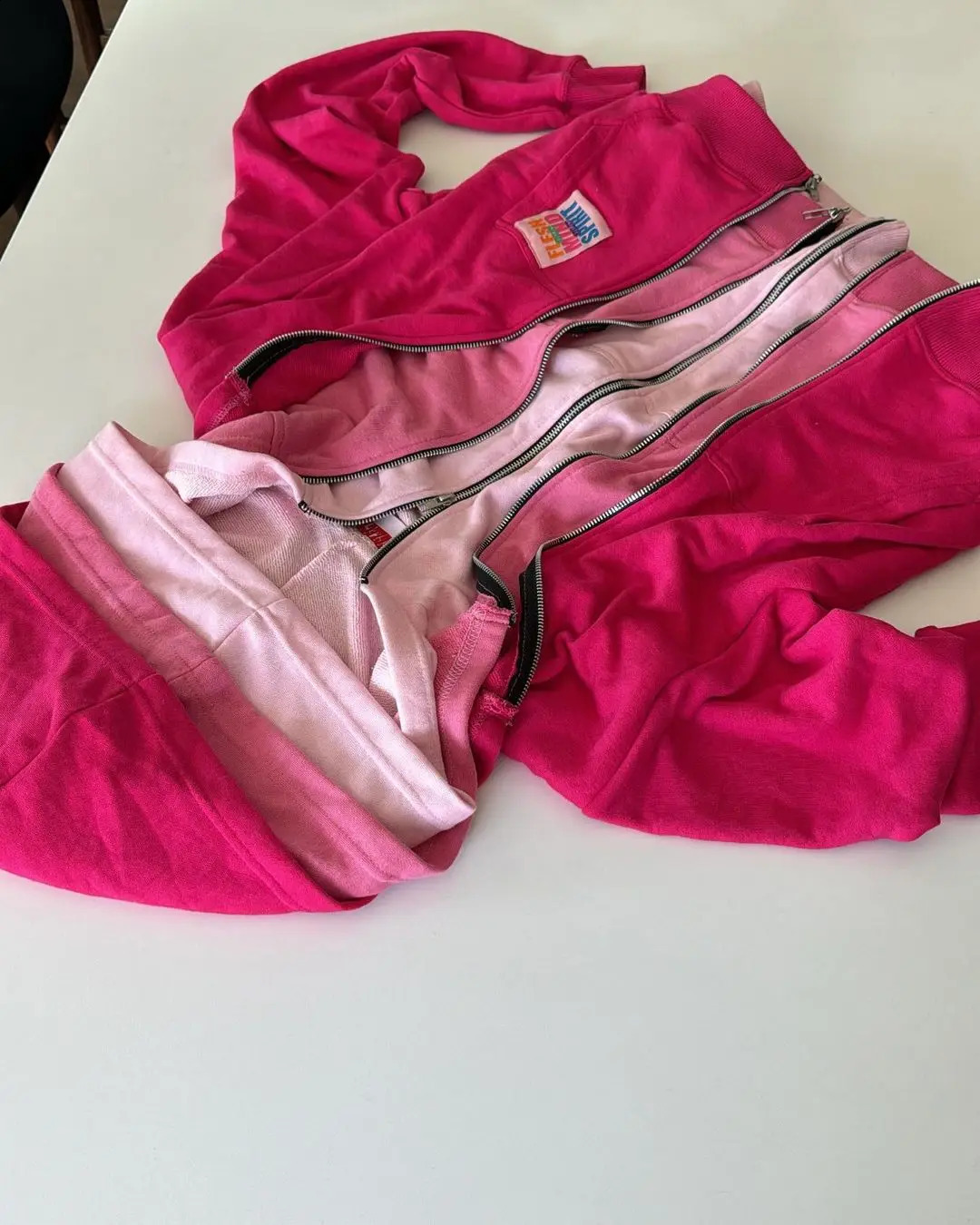 Hip Hop Gothic Layered Zipper Hoodie Y2k Clothes Harajuku Punk Loose Sweatshirt Hoodie Retro Pullover Tops Streetwear 240929