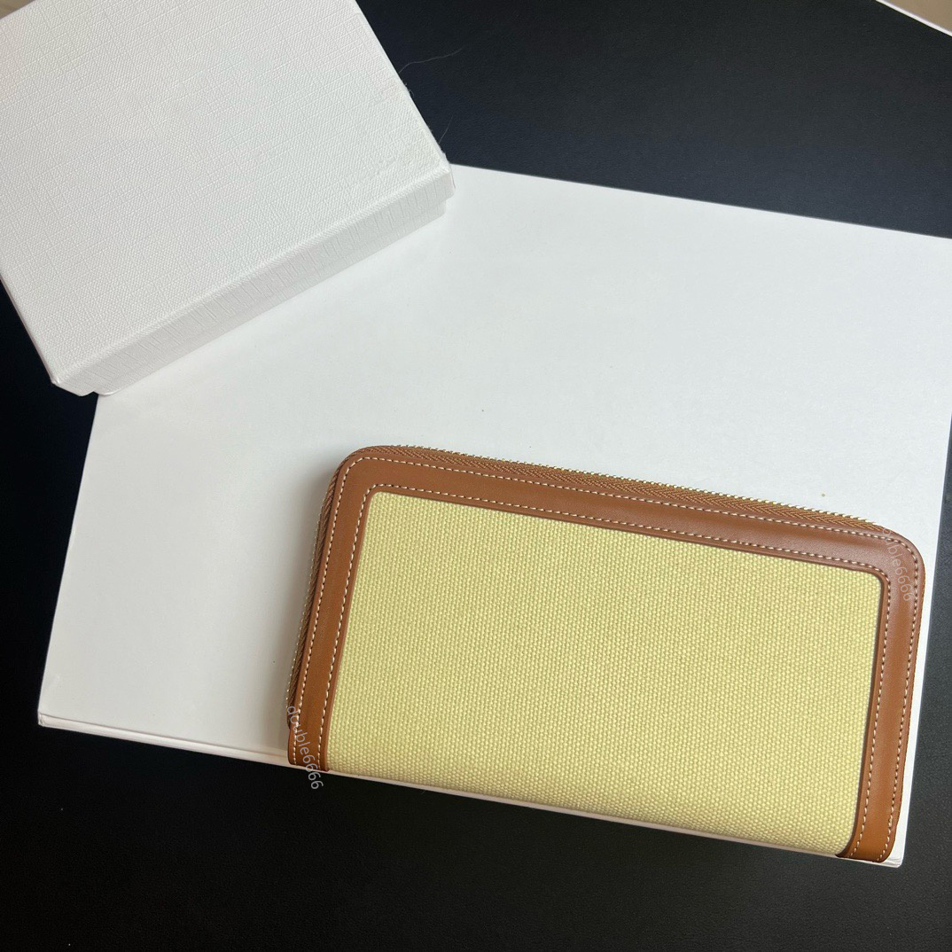 Luxury designer men's women's leather long short zipper wallet credit card holder passport book key case coin purse check bag coin purse
