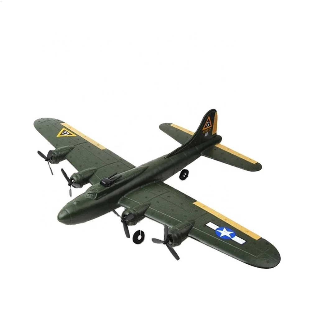 FX817 B17 RC Plane 2.4G 2CH Fixed Wing Remote Control Airplane EPP Foam RC Aircraft Fighter Kids Toys Gift for Children 240921