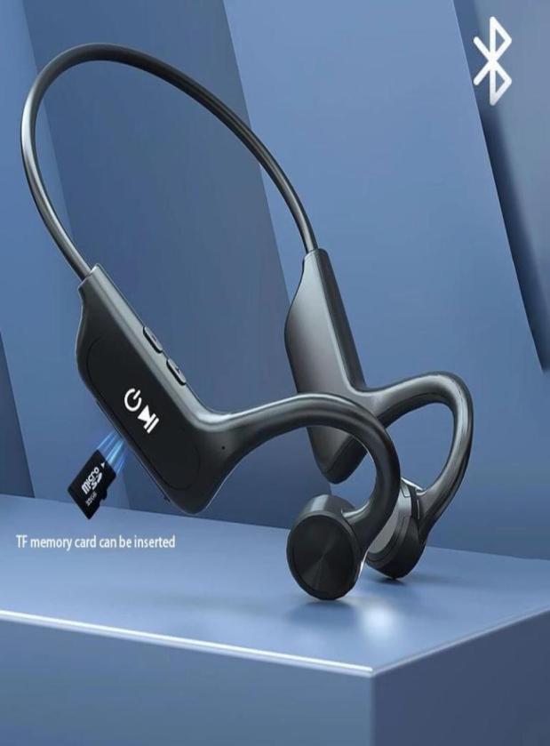 Bone Conduction Earphones Wireless Bluetooth 51 Headphones Outdoor Sport Earbuds Headset With Mic For Android Ios Support SD Card6