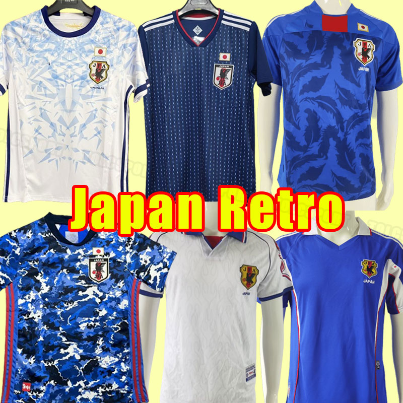 1998 Japan National Team NAKATA Mens Soccer Jerseys SOMA AKITA OKANO KAWAGUCHI Retro Football Shirt KAZU HATTORI Goalkeeper 16 17 18 20 1998 HOME aWAY 98 2010 2000