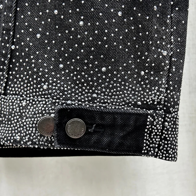 PFHQ Fashion Casual Drill Denim Vest For Men Patchwork Mens Single Breasted Sleeveless Jackets Summer 21F3661 240927