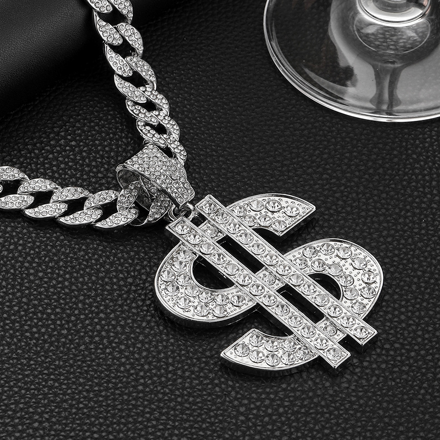 Pendant Necklace for Men Dollar Necklace Fashion Hip Hop Chain Necklace Necklaces Jewelry Party Gifts
