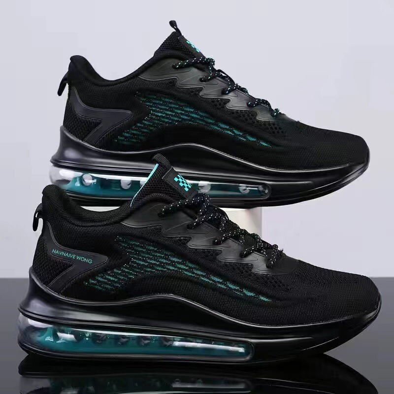 2024 New Spring Sports Air Cushioned Elevated Running Breathable Trendy Men's Shoes Versatile