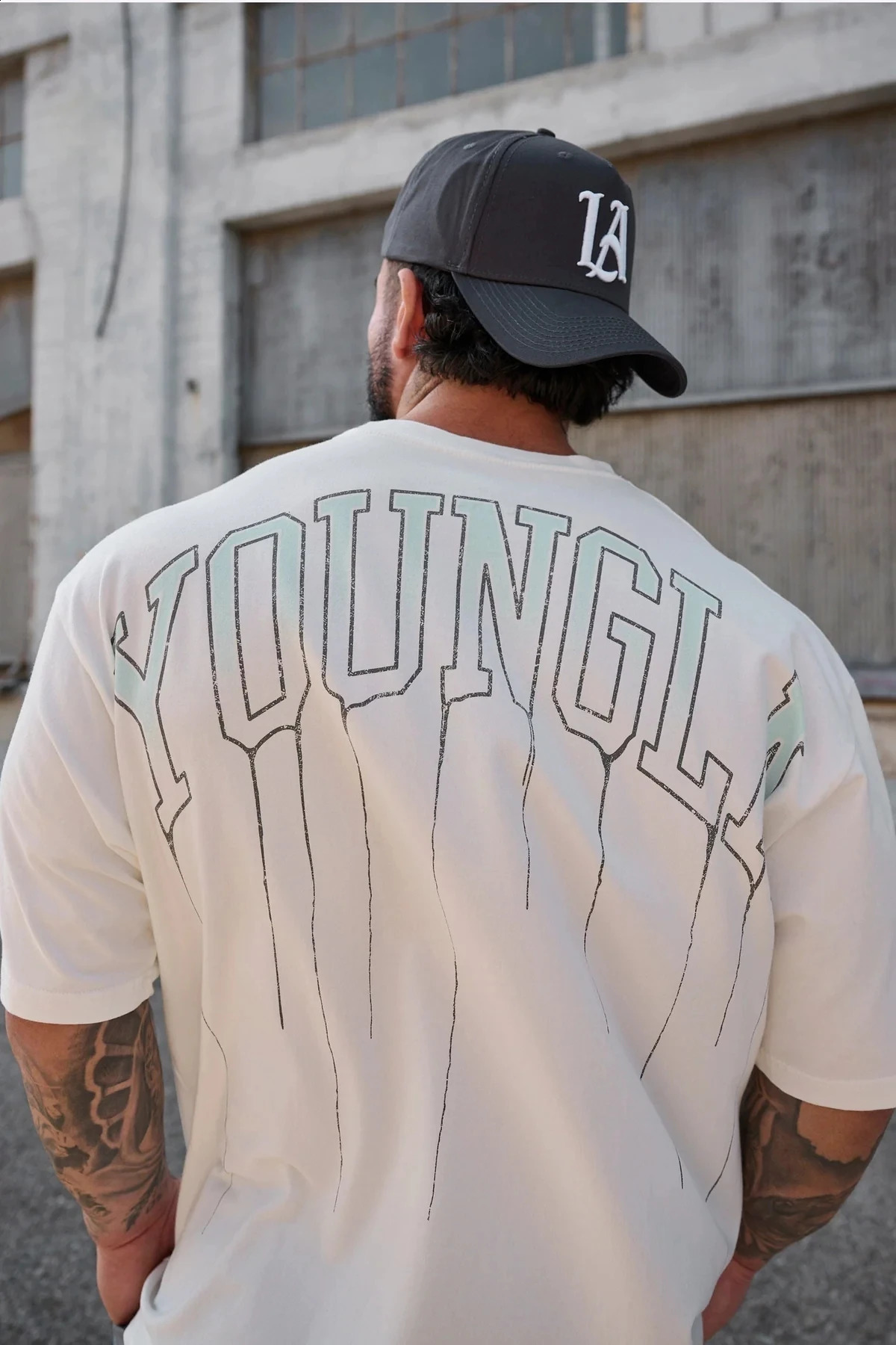 American style summer mens sports fitness round neck oversized Tshirt gym running basketball training short sleeved shirt 240929